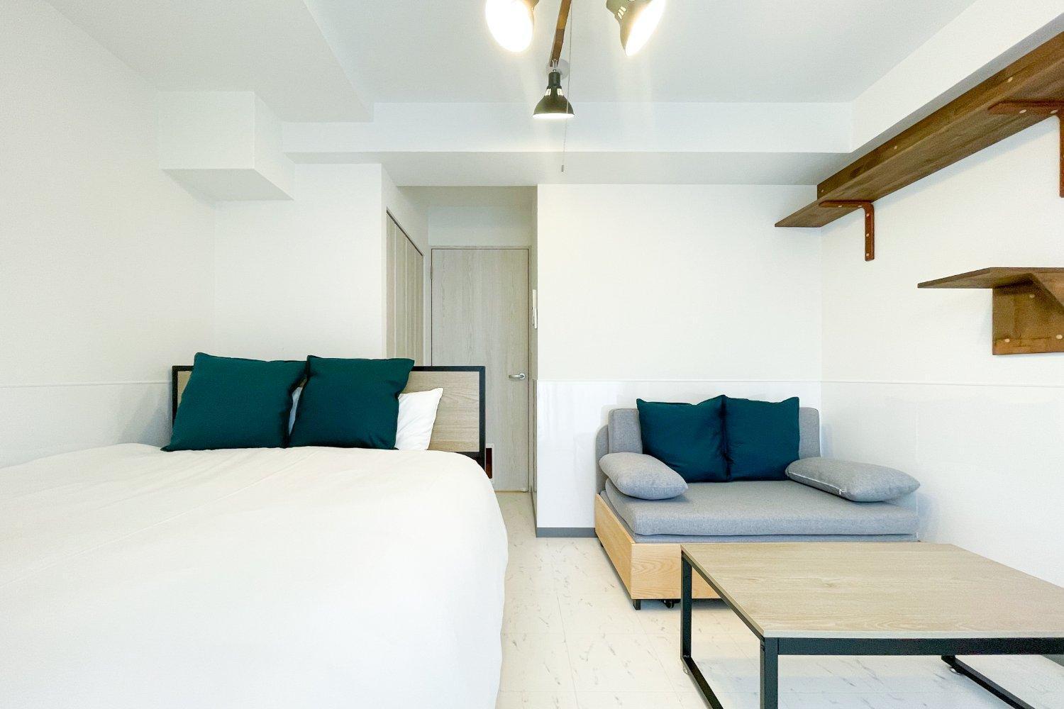 Appartement Blue Shimanouchi à Ōsaka Chambre photo