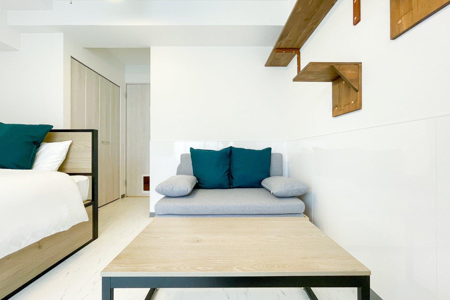 Appartement Blue Shimanouchi à Ōsaka Chambre photo