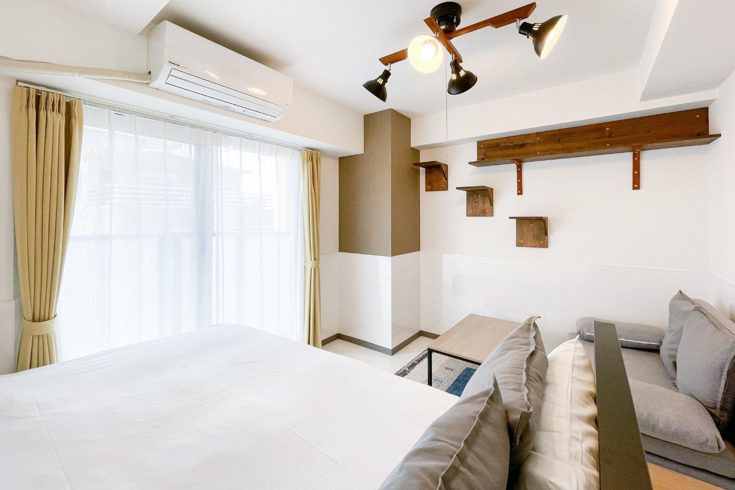 Appartement Blue Shimanouchi à Ōsaka Chambre photo
