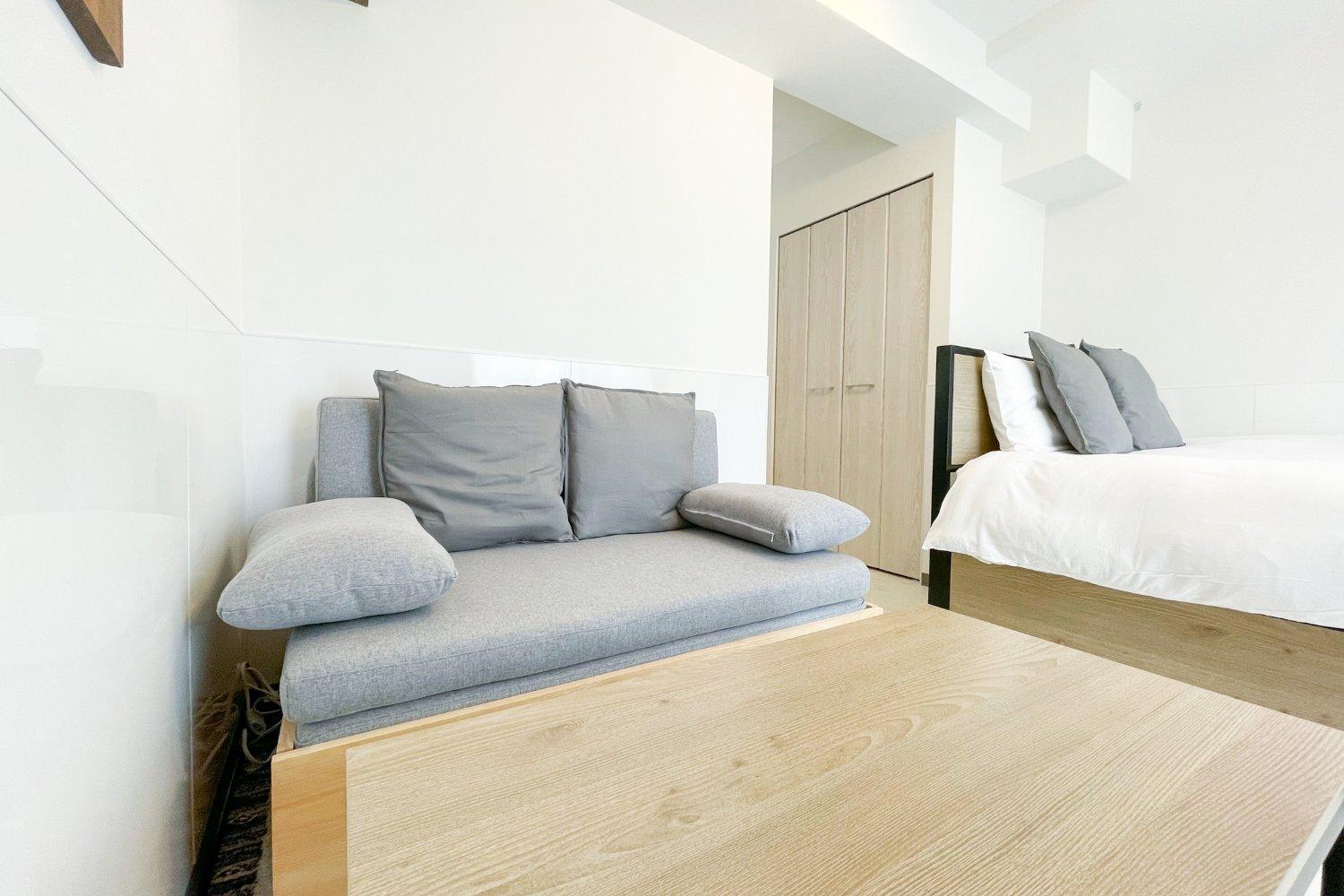 Appartement Blue Shimanouchi à Ōsaka Chambre photo